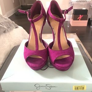 New magenta Jesssica Simpson heels